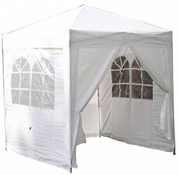 Airwave Pop-Up-Pavillon, 2 x 2 m, weiß