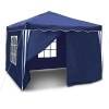 JOM 127116 Gartenpavillon Falt-Pavillon, 3 x 3 m, blau