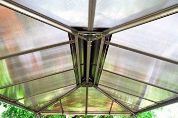 Palram Aluminium Gazebo Pavillon Überdachung Martinique 430x295 cm