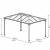 Palram Aluminium Gazebo Pavillon Überdachung Martinique 430x295 cm