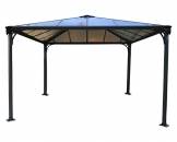 Palram Aluminium Gazebo Pavillon Überdachung Palermo 3600 360x360 cm