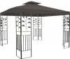 WASSERDICHTER Pavillon 3x3m anthrazit TOSKANA Metall inkl. Dach Festzelt wasserfest Partyzelt (anthrazit)